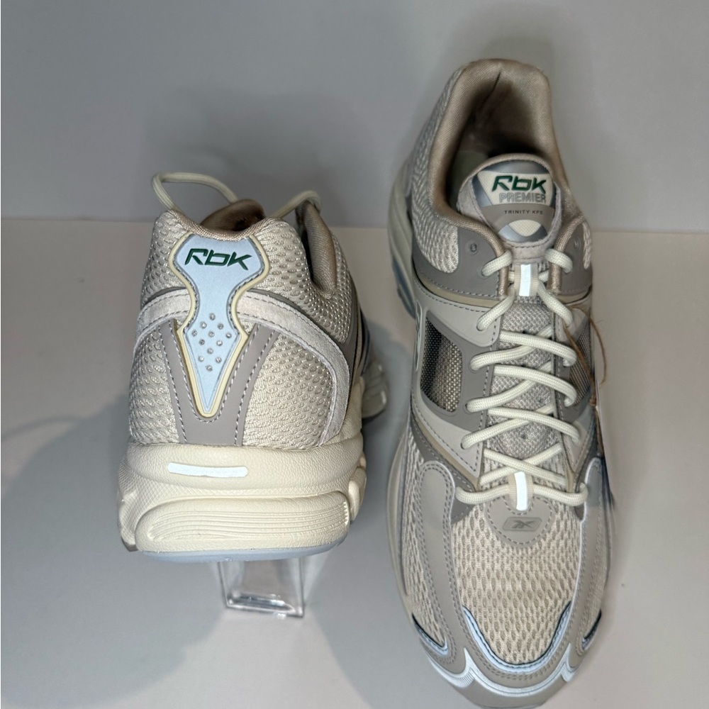 Reebok RBK Premier Trinity KFS Running Shoes Beige Gray - Unisex - NEW - Picture 8 of 11